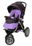 Детская коляска Capella S-901 WF Prism (Violet, надувные колеса)