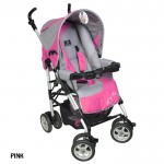 Детская коляска Capella S-321 BK (Pink)